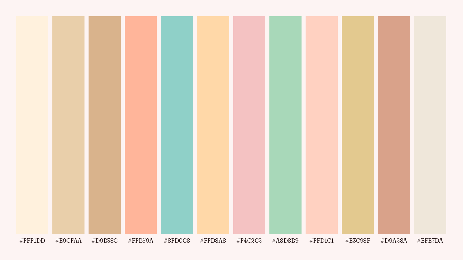 The Light Spring color palette