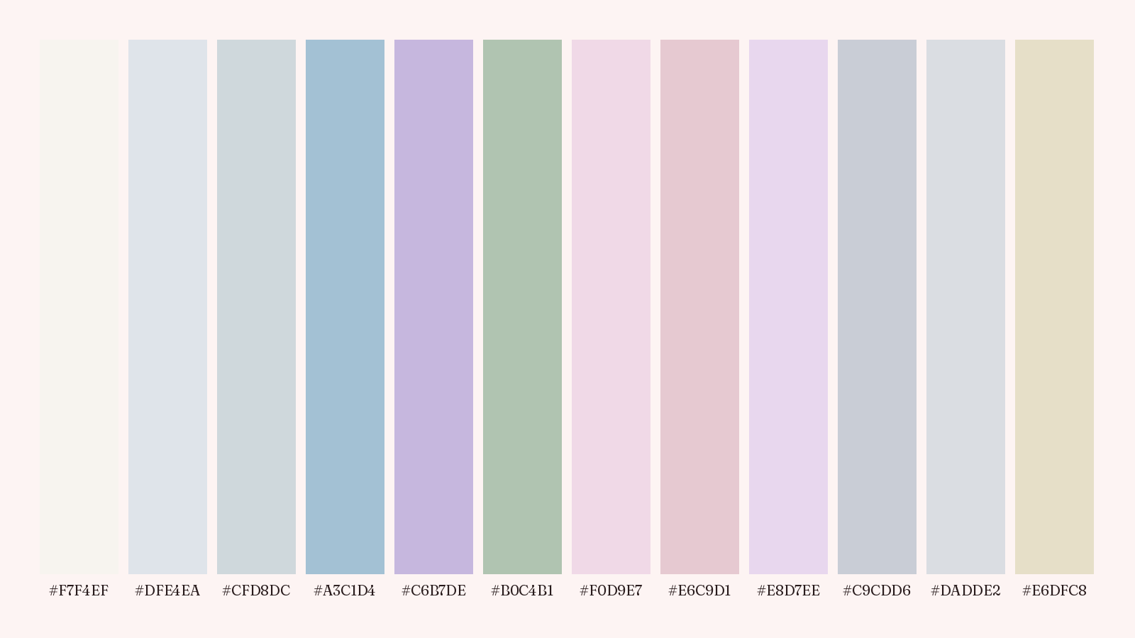 The Light Summer color palette