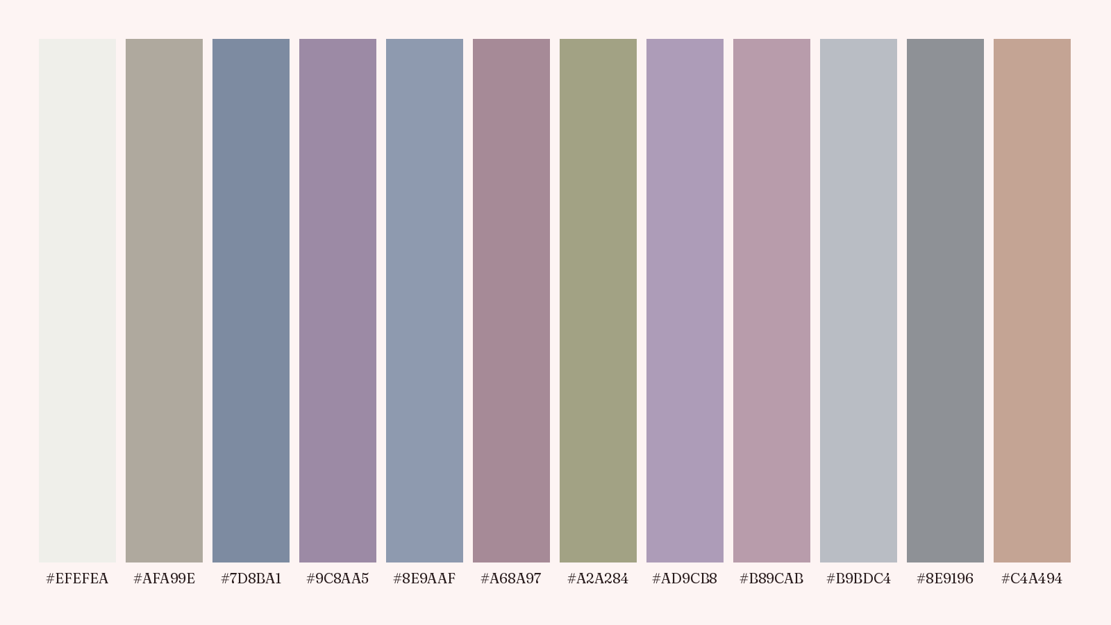The Soft Summer color palette