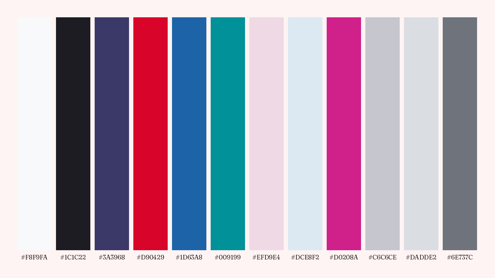 The True Winter color palette